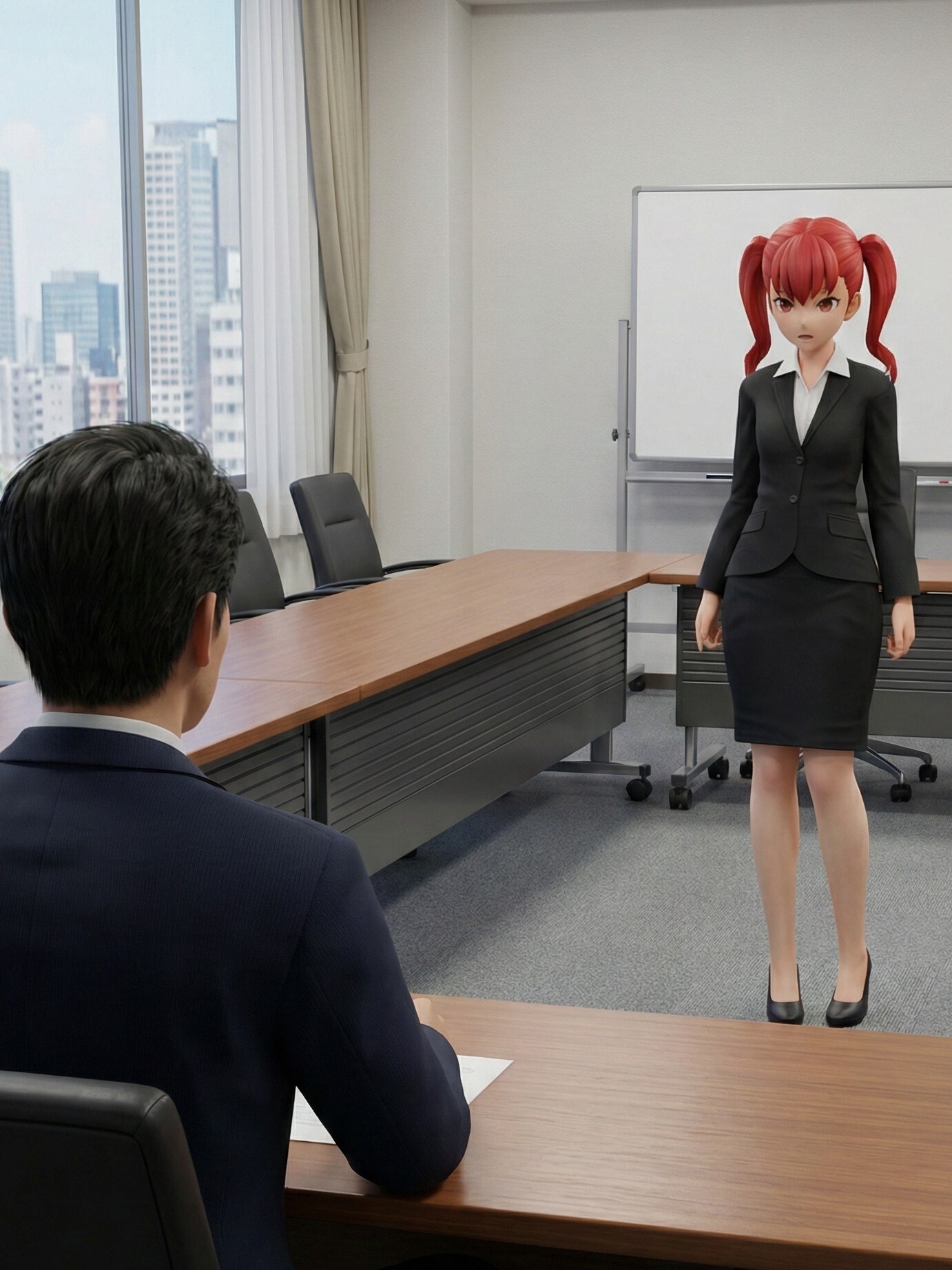 面接官「セキュリティ規定に則り身体を検めさせてもらいます」高卒女「…えっ、あ、はい」