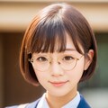 眼鏡と女子高校生 2枚目