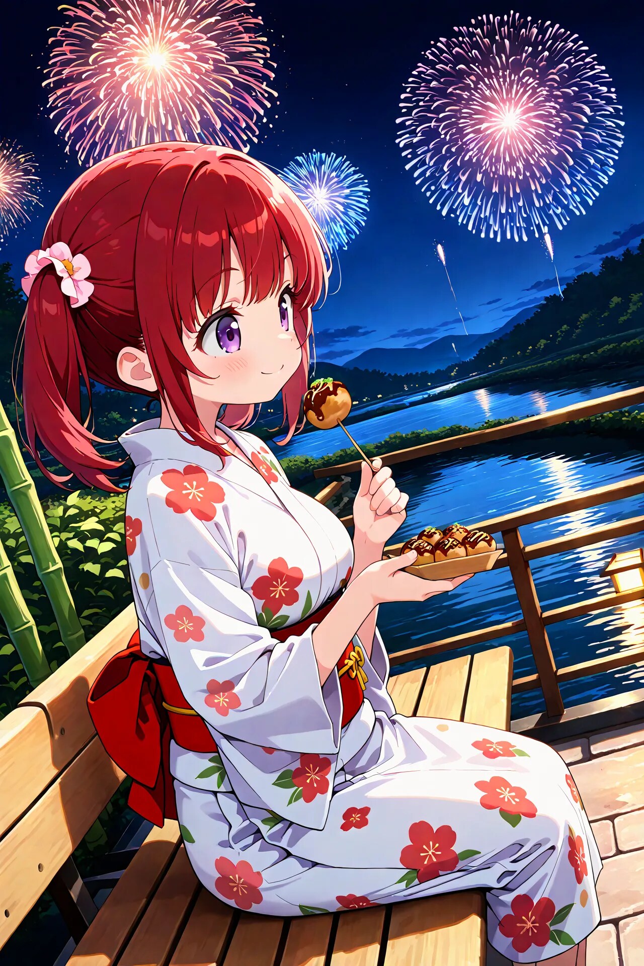 夏祭りのめぐみちゃん