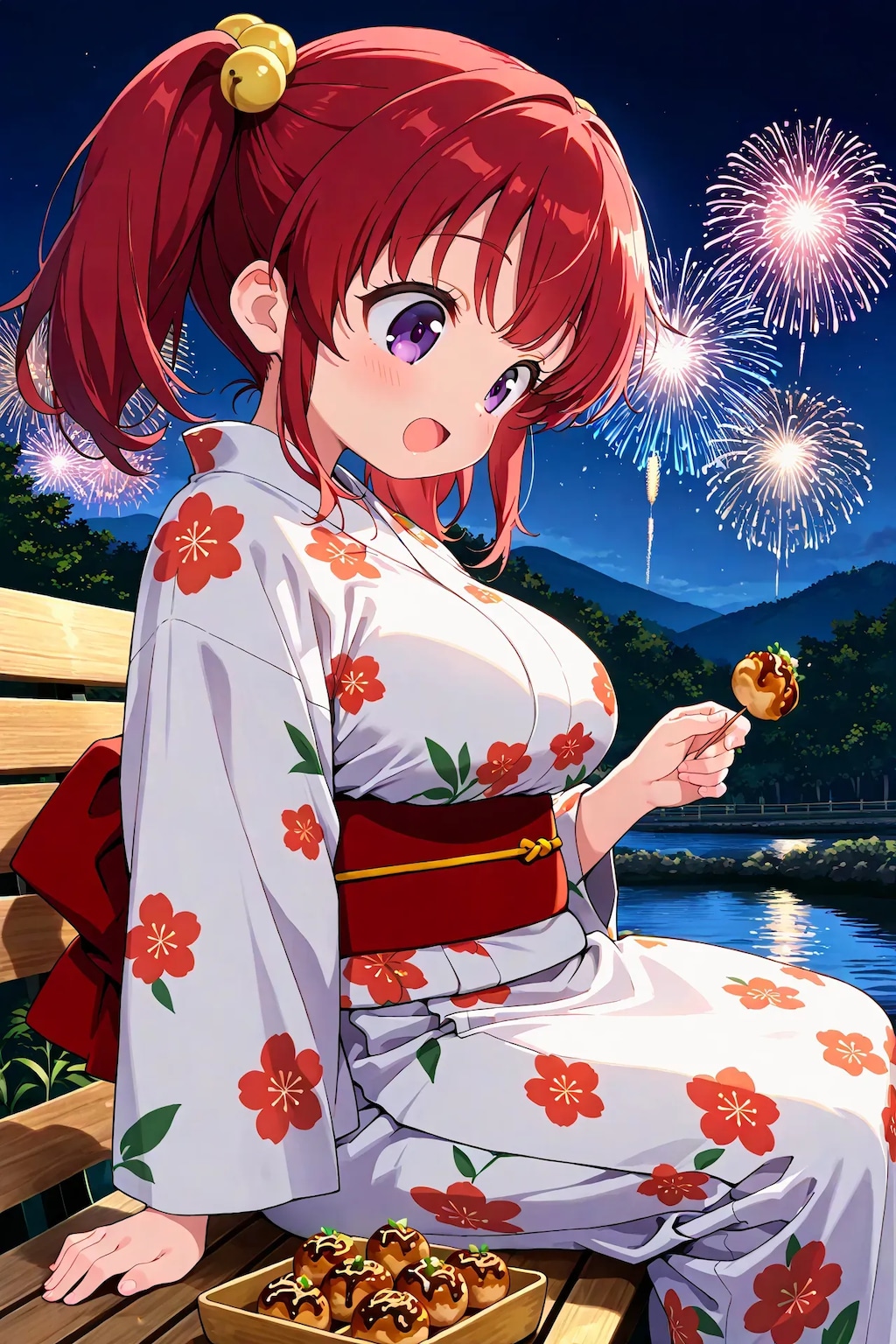 夏祭りのめぐみちゃん