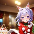 10枚）クリスマスケーキとケモ耳エルフさん 3枚目