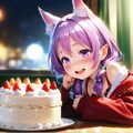 10枚）クリスマスケーキとケモ耳エルフさん 4枚目
