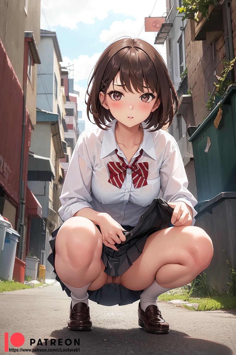 裏庭の女の子