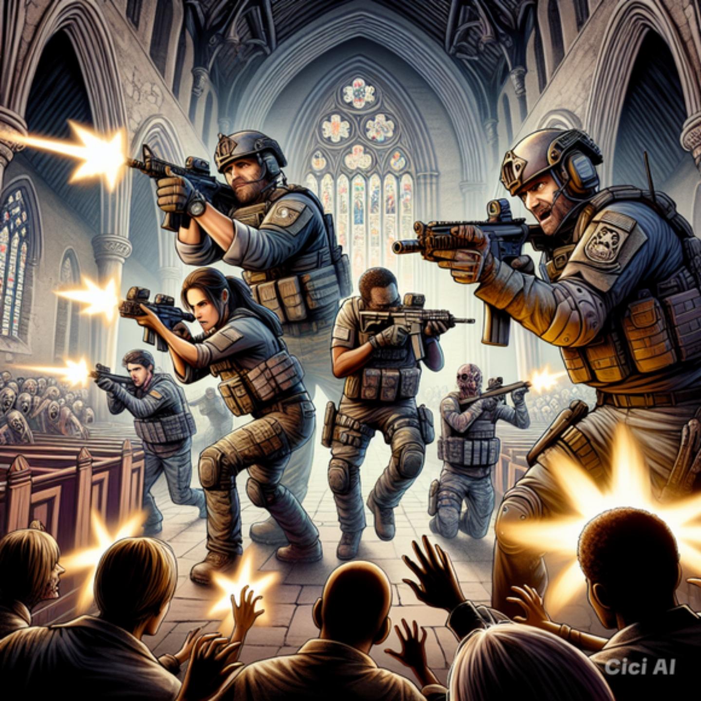 GC アミガルズ 越夜隊のゾンビをうてぇー！ | の人気AIイラスト・グラビア