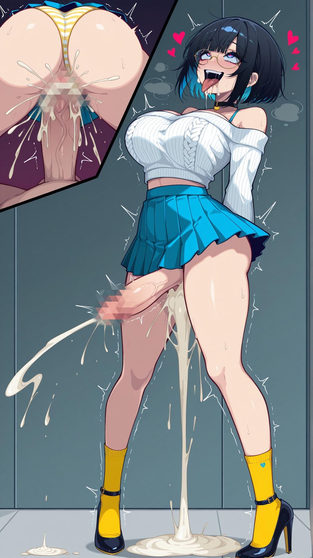 様子のおかしいアヘ顔ちゃん