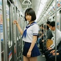 電車のJKちゃん 9枚目
