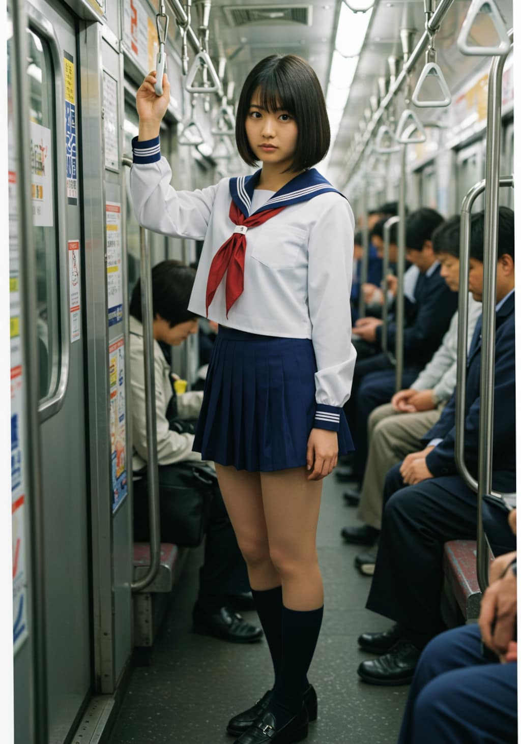 電車のJKちゃん
