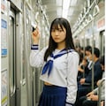 電車のJKちゃん 12枚目