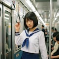 電車のJKちゃん 8枚目