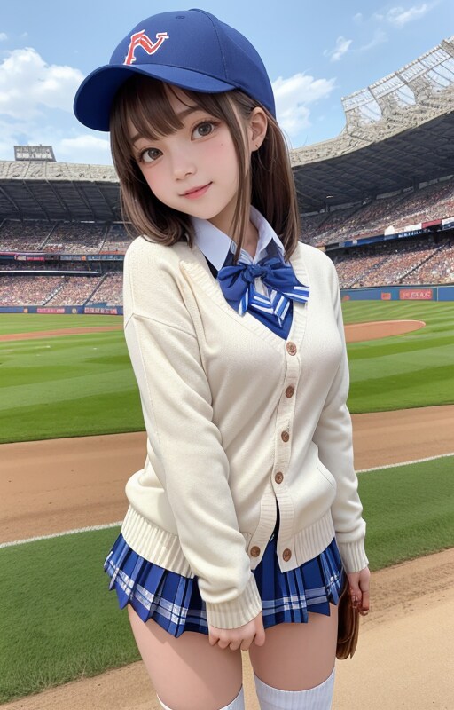 可愛い野球部マネさんたち