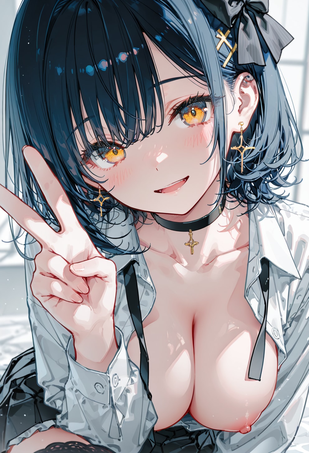 笑顔でピース