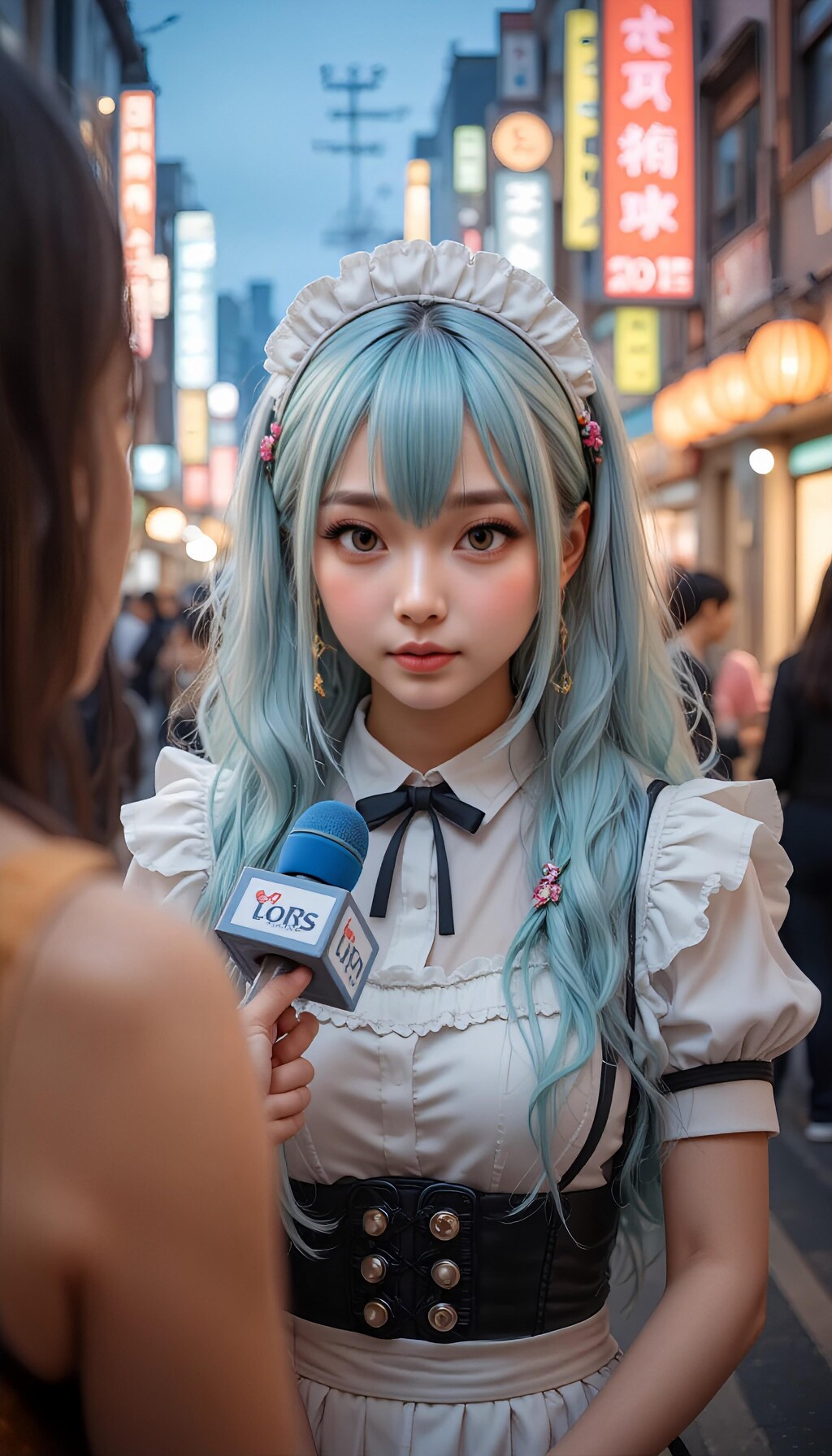 メイドカフェ嬢にインタビュー