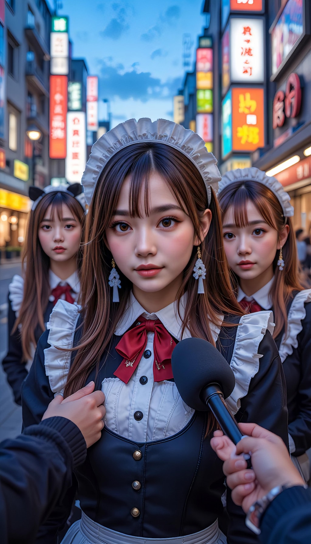 メイドカフェ嬢にインタビュー