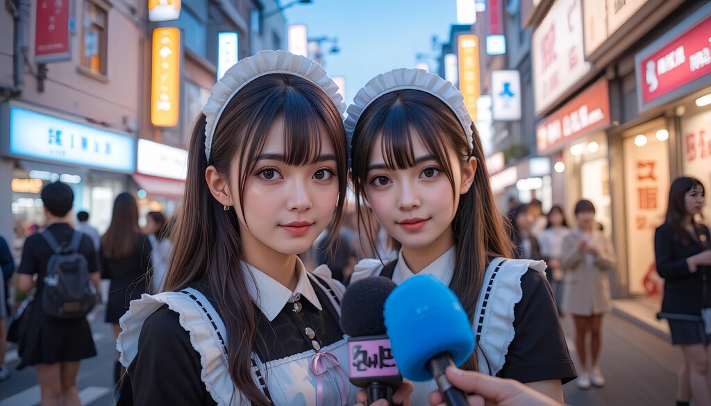 メイドカフェ嬢にインタビュー