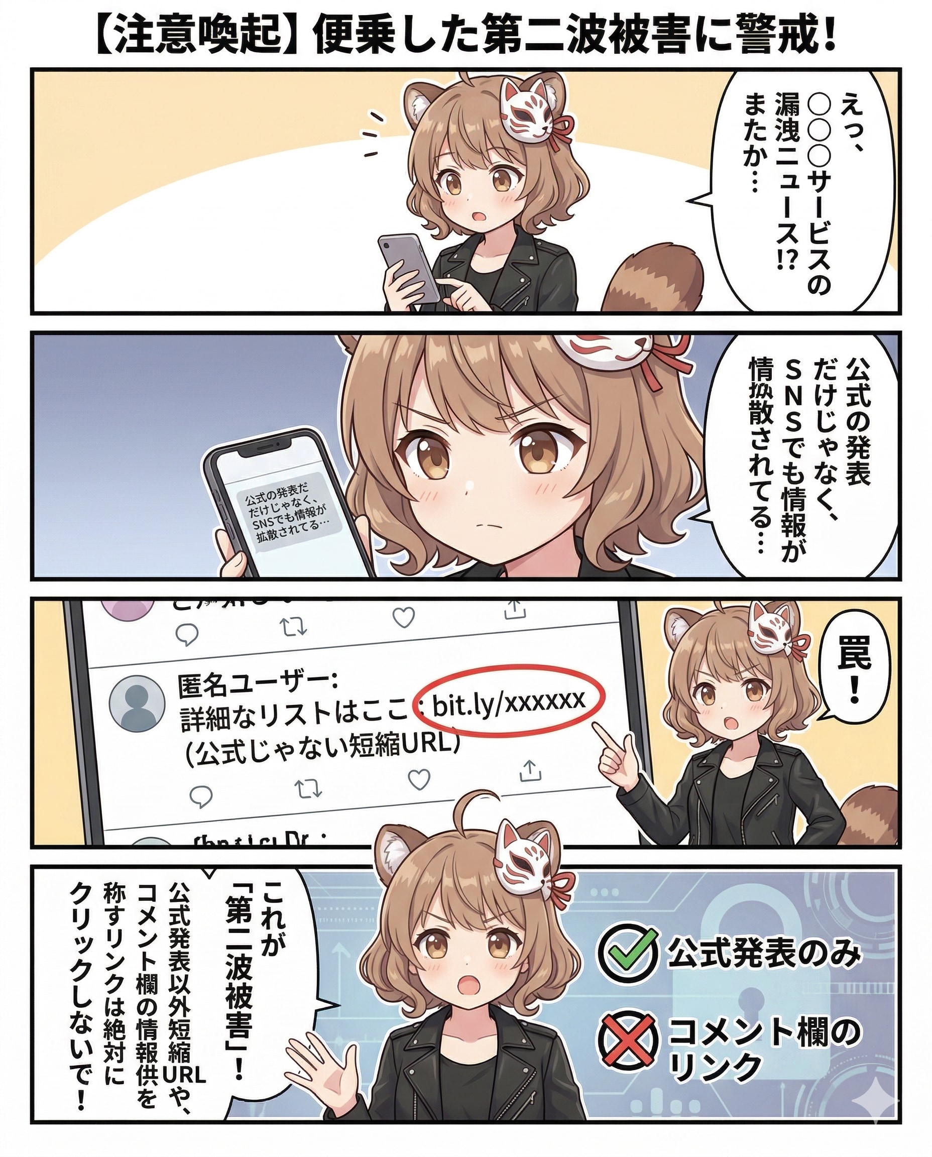 【注意喚起】便乗第二波に注意。 | の人気AIイラスト・グラビア
