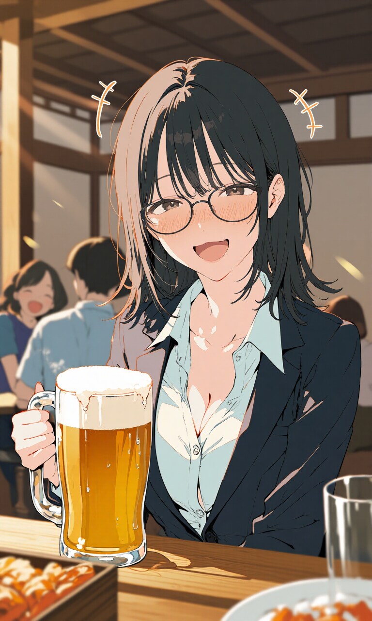 ほろ酔いお姉さん　第２１話 | の人気AIイラスト・グラビア