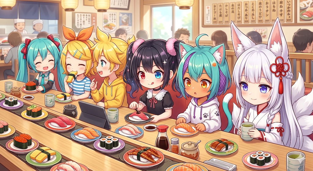 今日のお昼は皆でお寿司です🍣