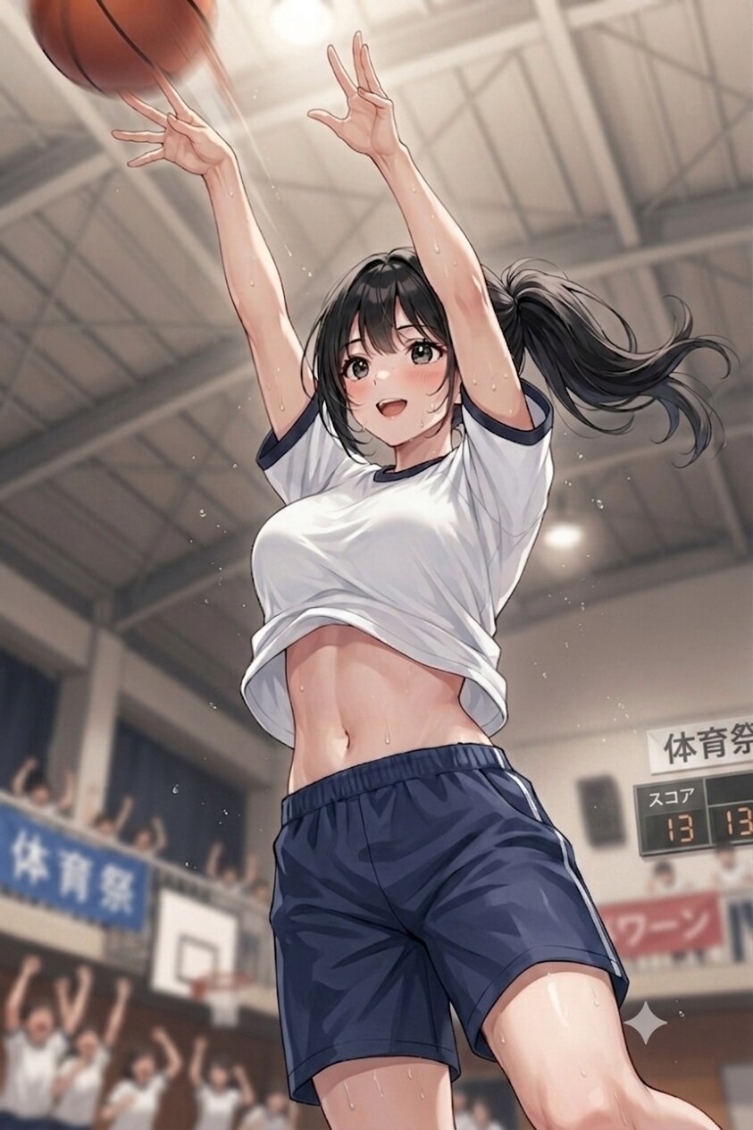 スポーツをする幼馴染