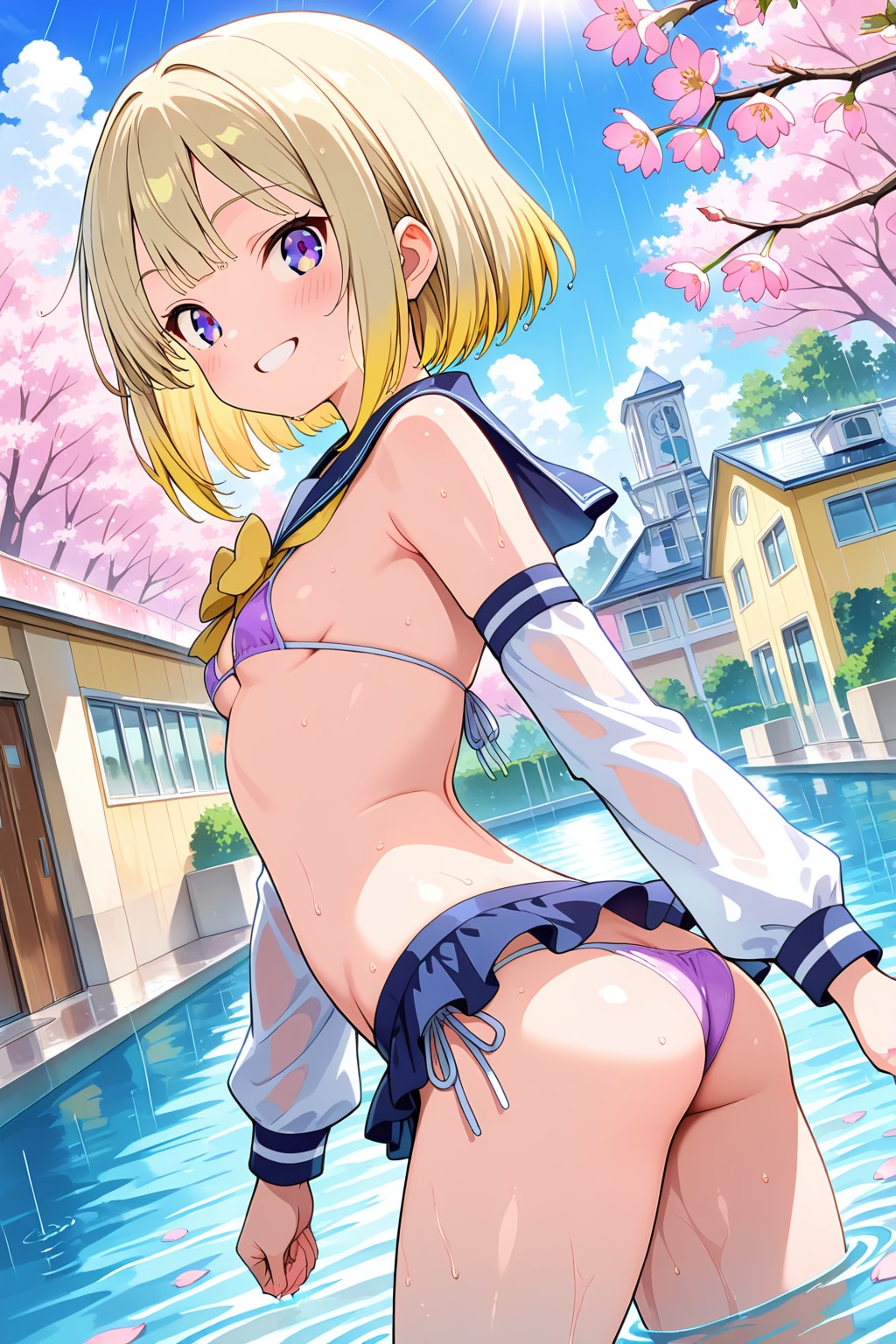 雨から始まる新学期②