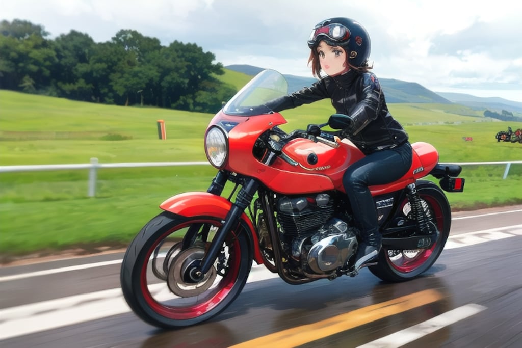 バイク好き彼女