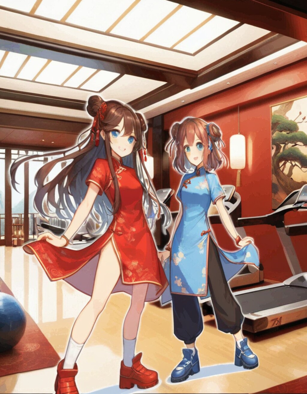 上海のフィットネスジム -ホテル[逍逍遥遥]-