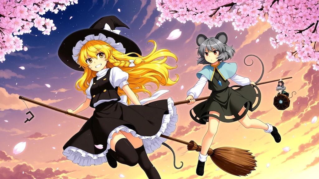 魔理沙とナズーリン