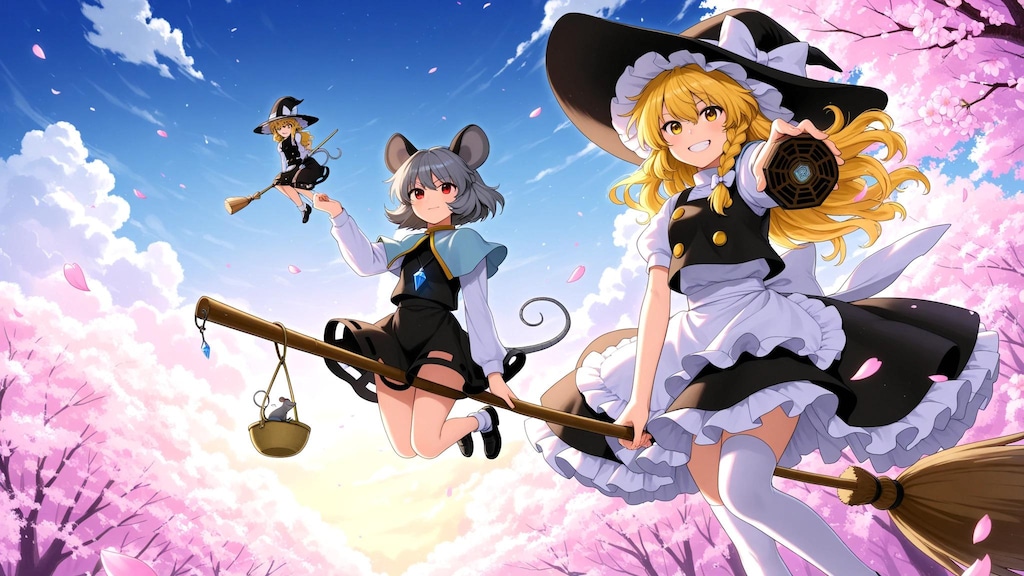 魔理沙とナズーリン