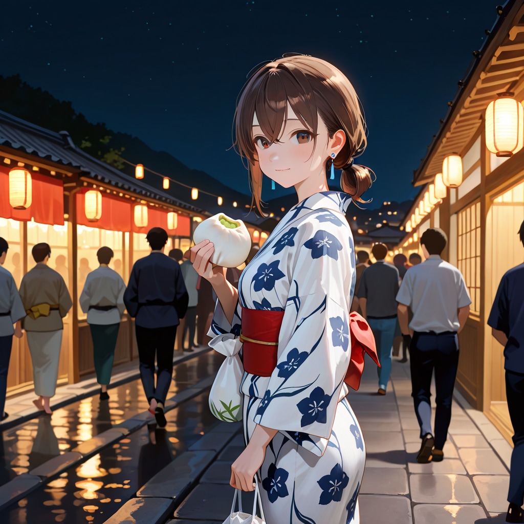 歩美 温泉旅行 (2) | の人気AIイラスト・グラビア