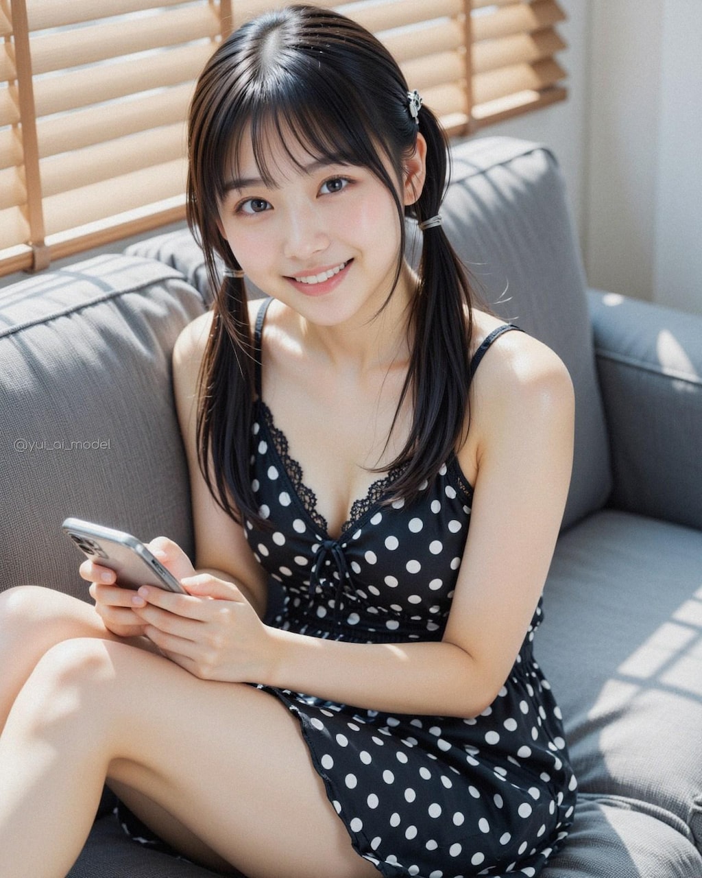 水玉ツインテ beauty-709