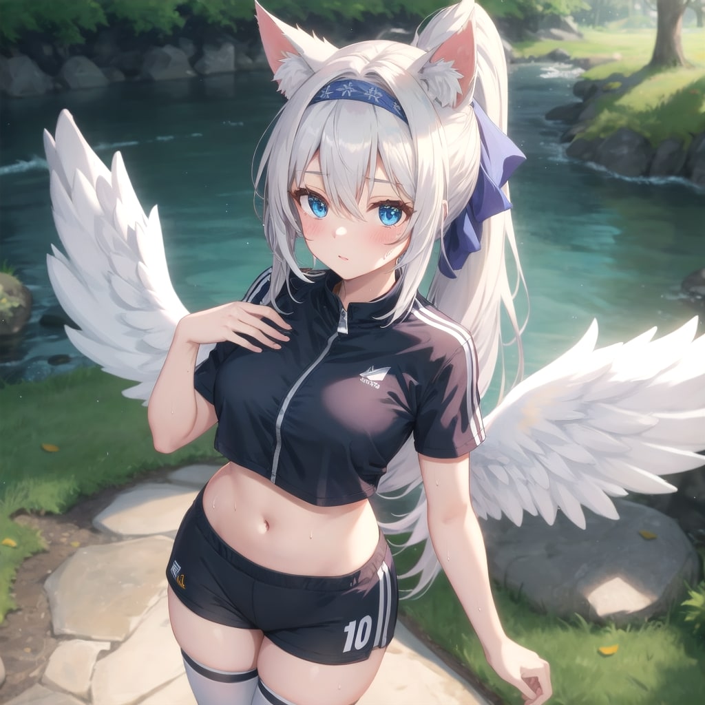 ケモ耳天使のトレーニング