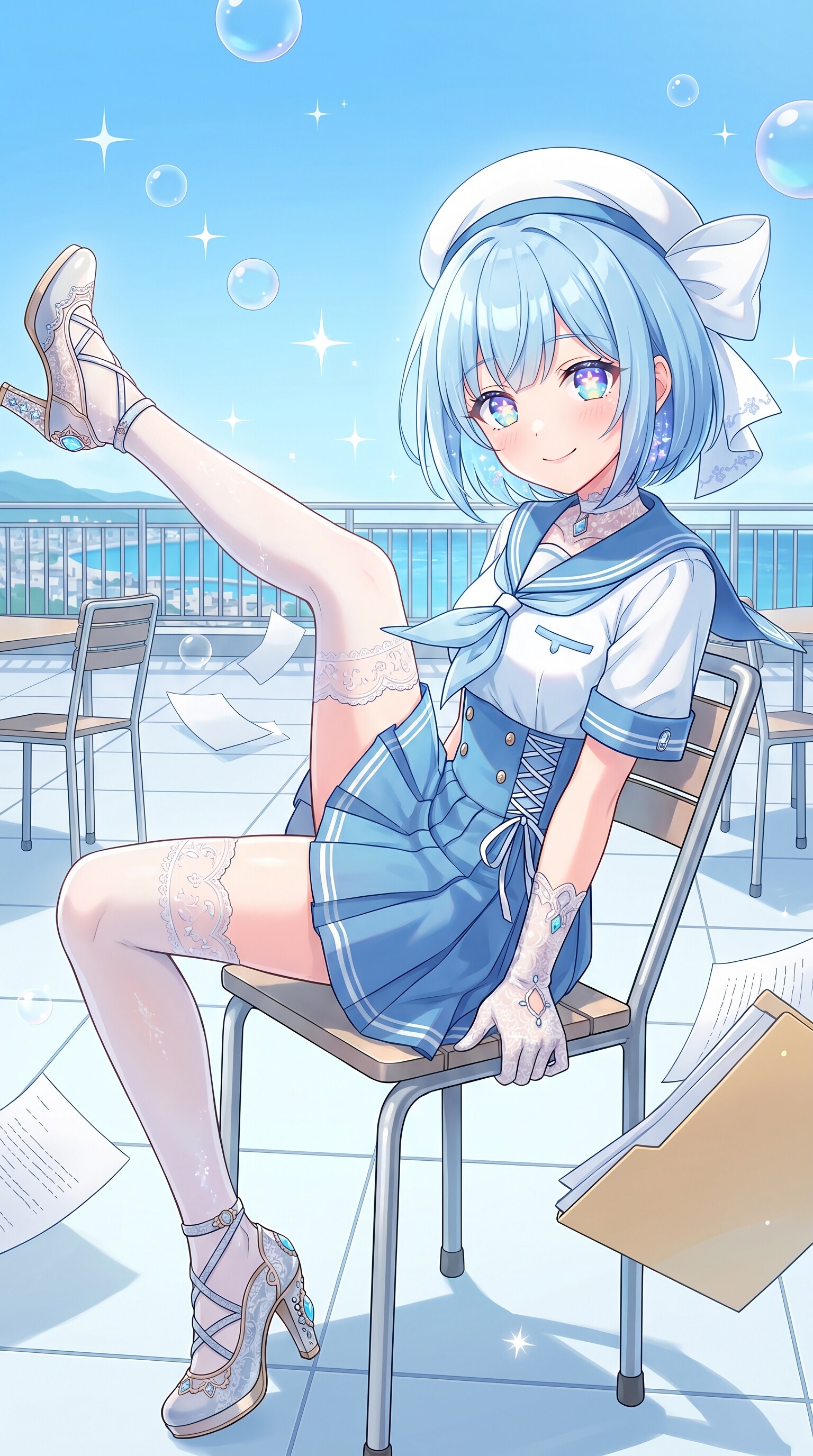 蒼海結びの少女