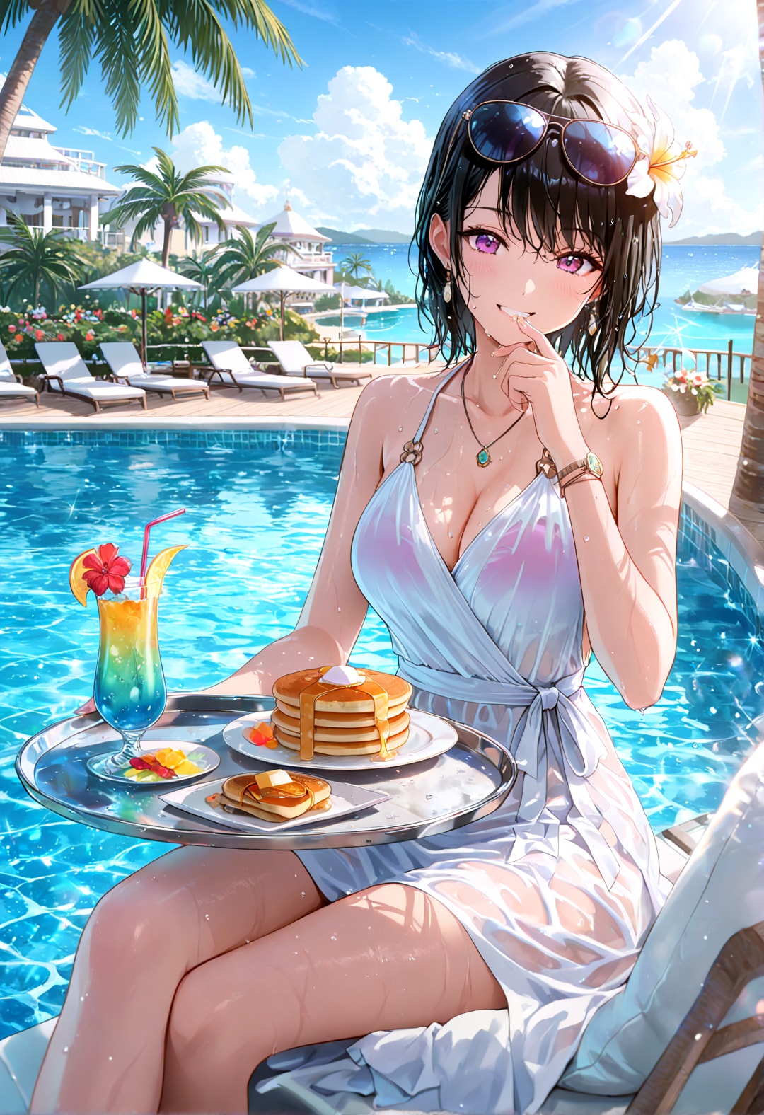 リゾート満喫中