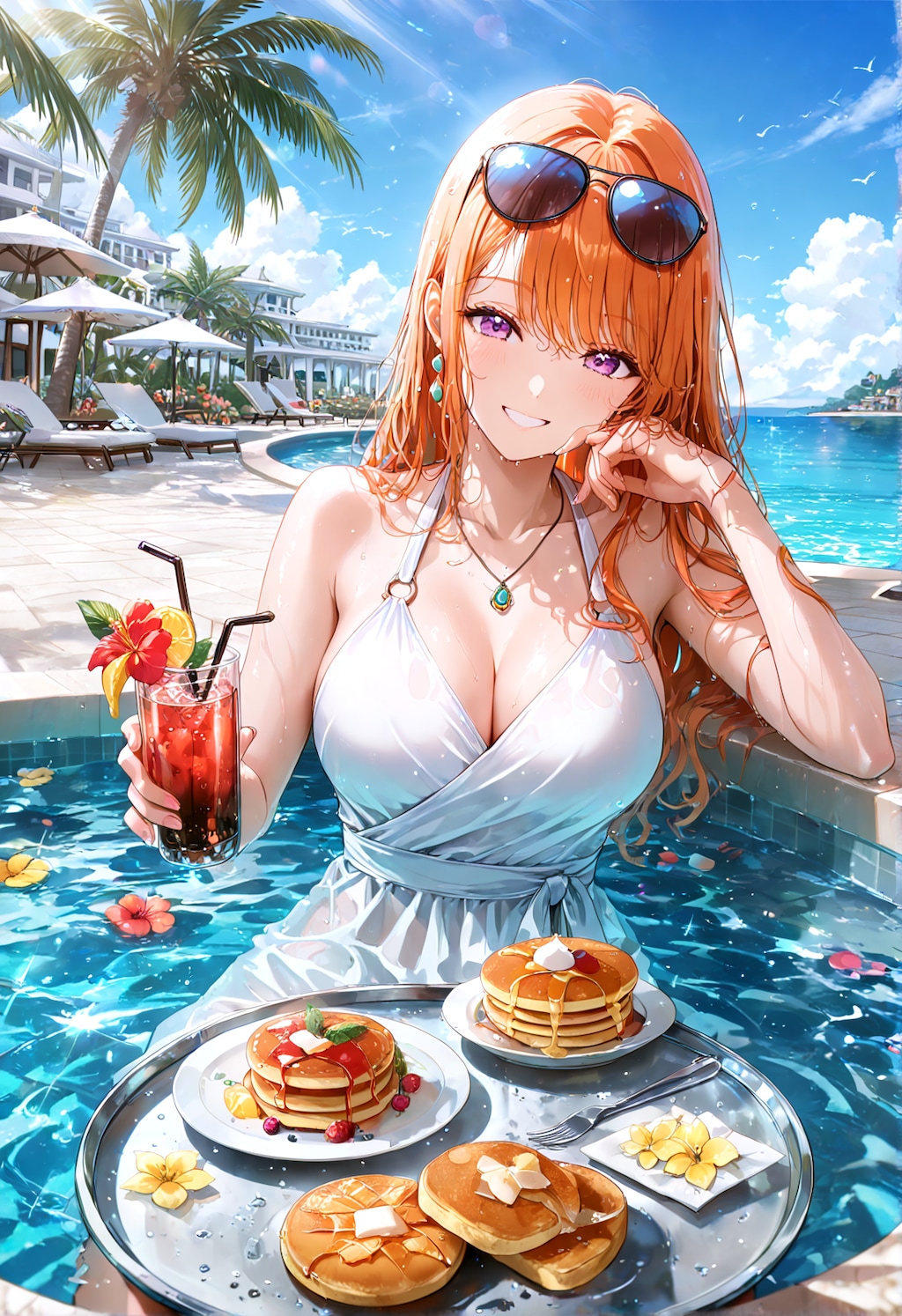 リゾート満喫中