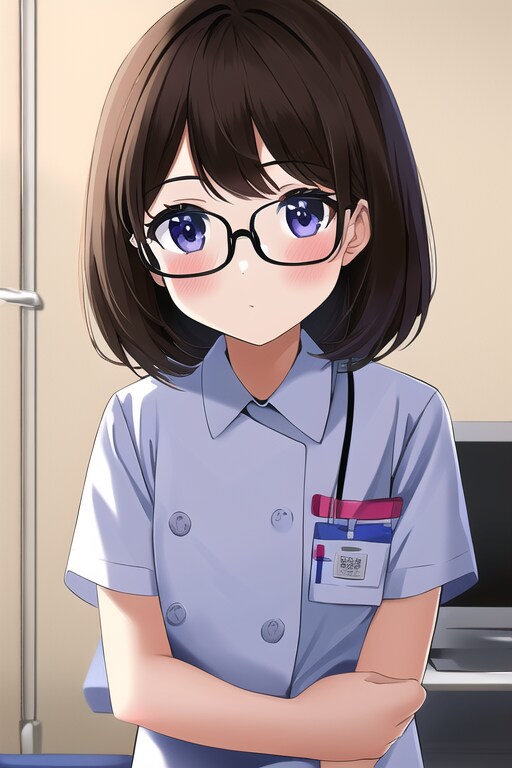 眼鏡っ娘ナース
