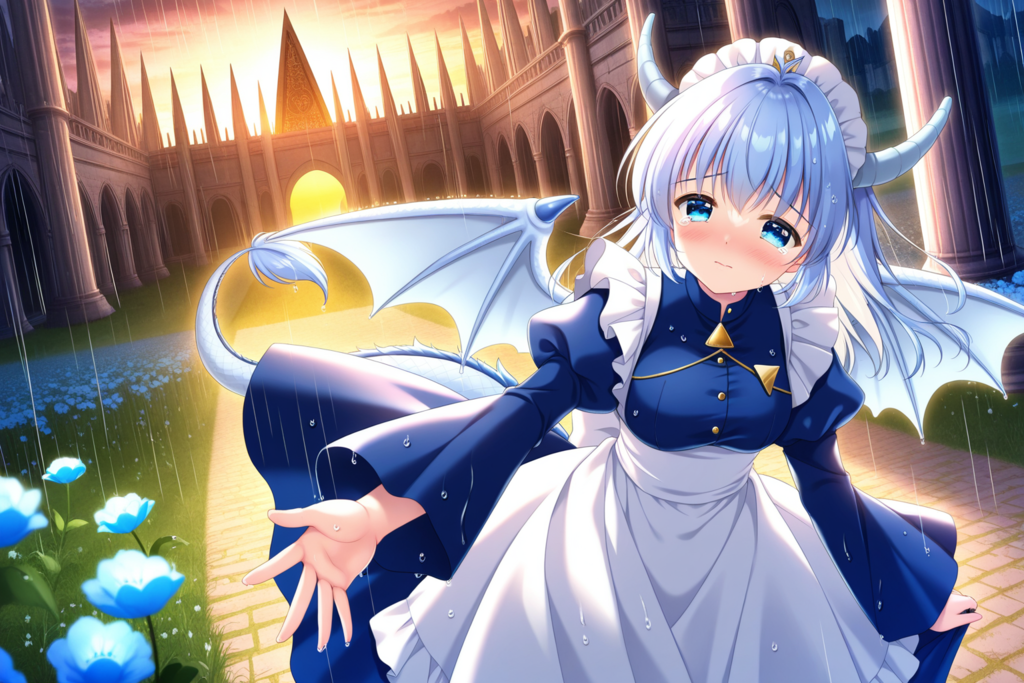 通り雨に降られてドラコンメイド