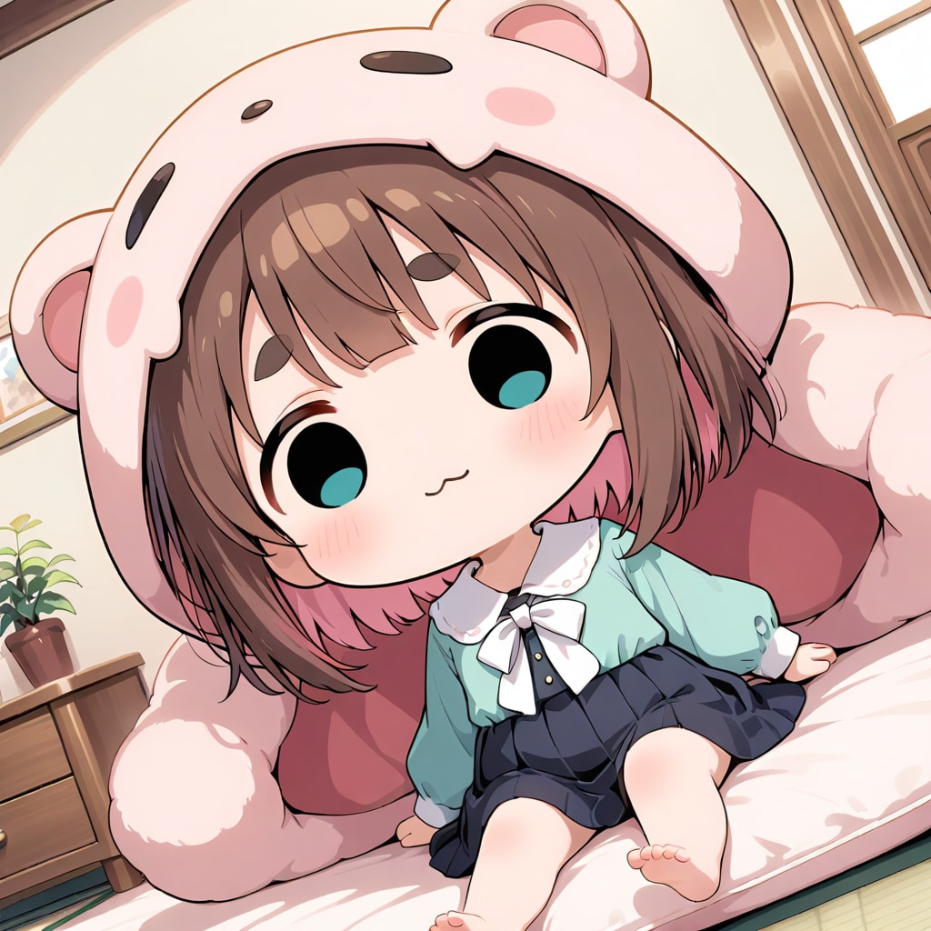 密かな時間を過ごす太眉