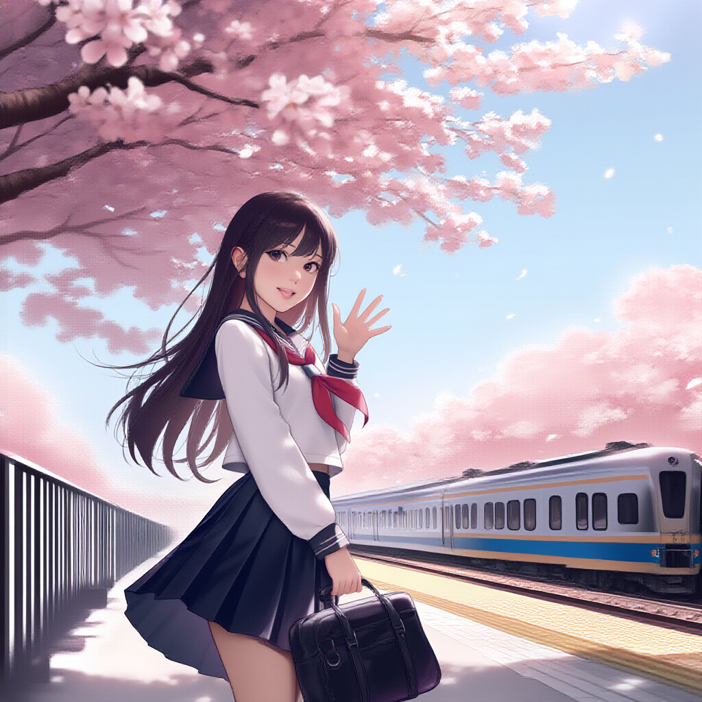 新しい制服のキミと。