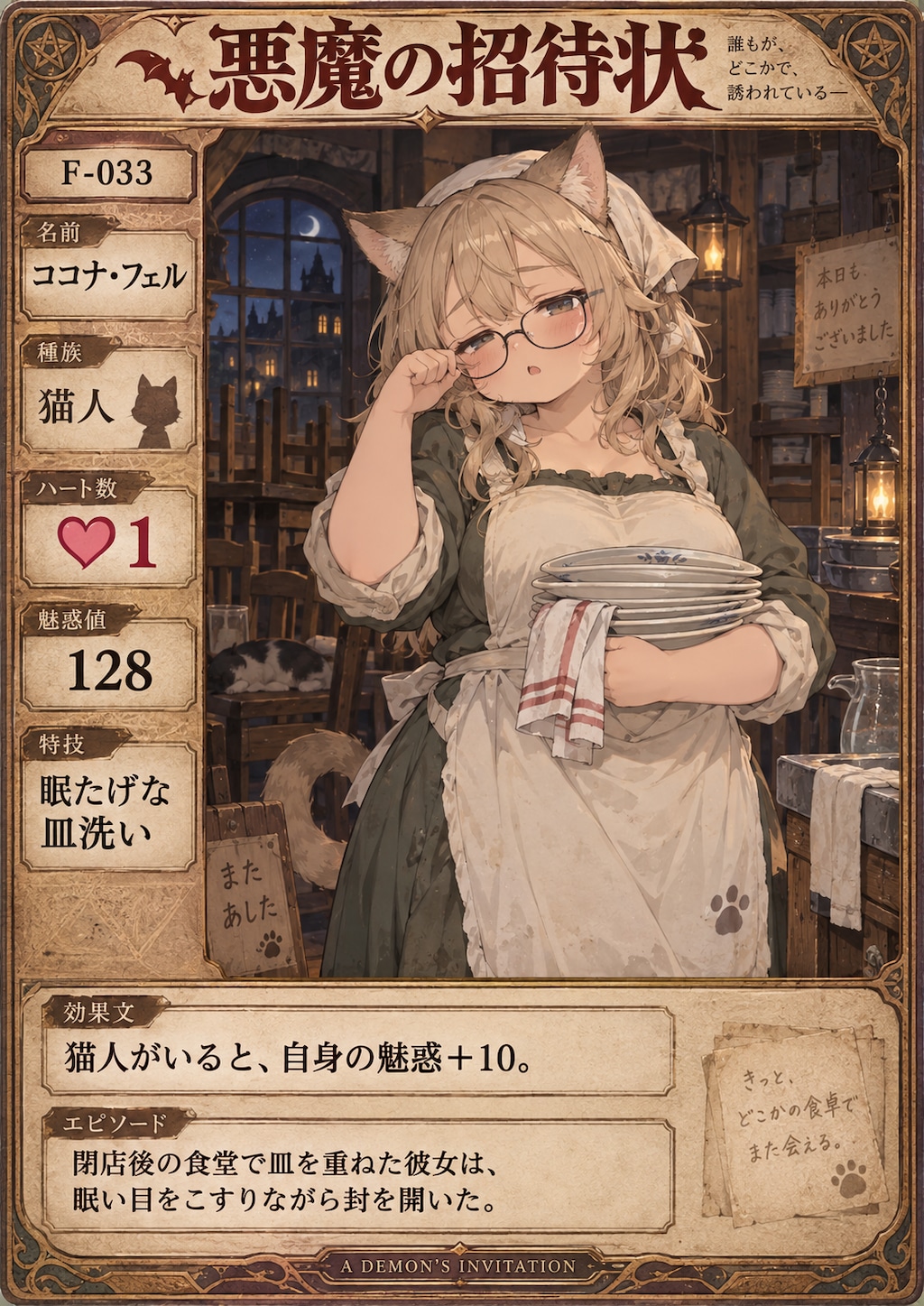 『悪魔の招待状』♡１カード