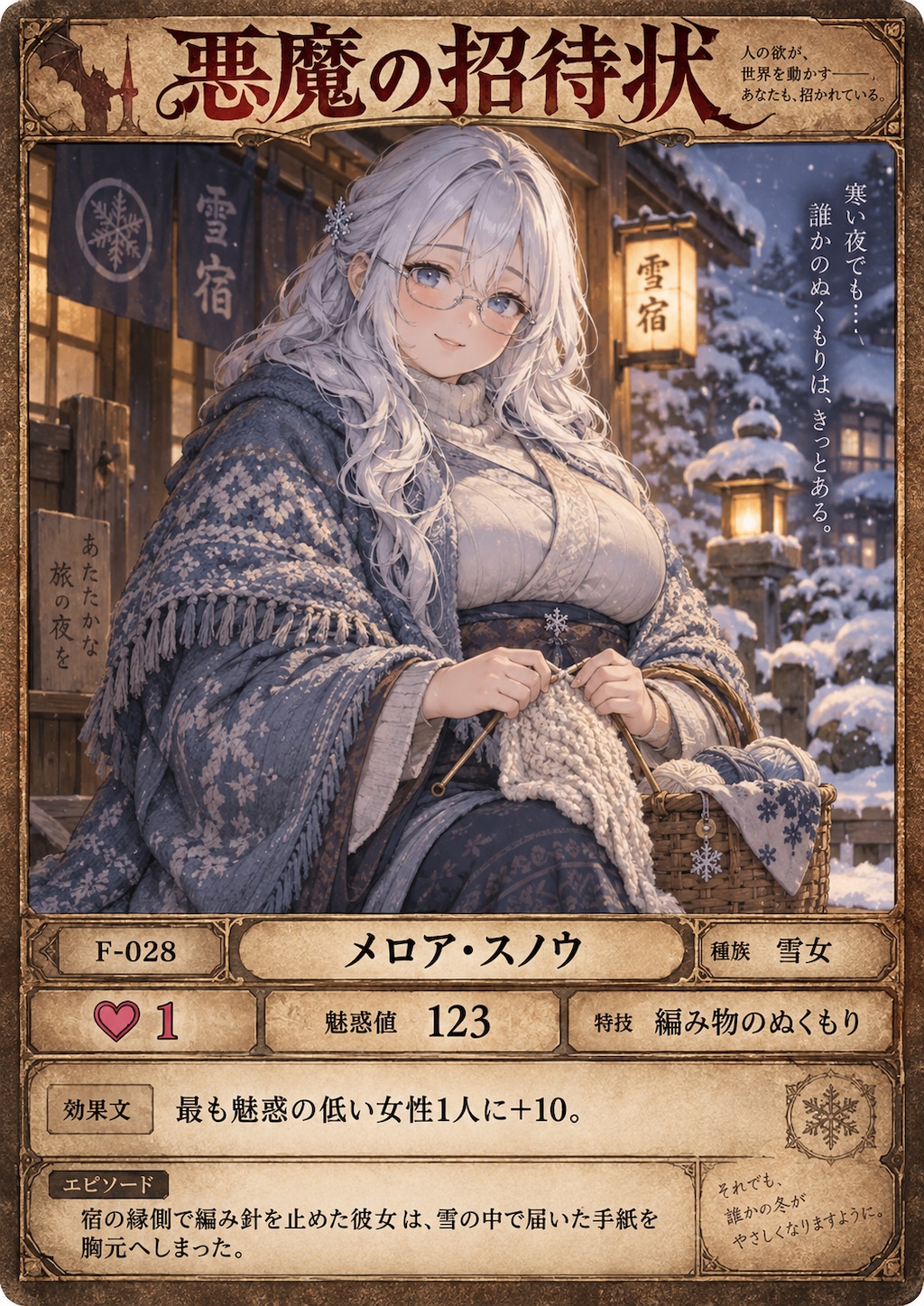 『悪魔の招待状』♡１カード