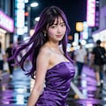 『紫』企画参加投稿 3枚目