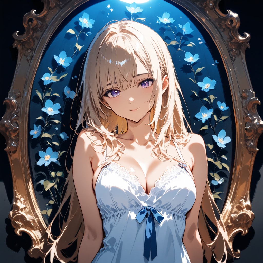 肖像画のような少女