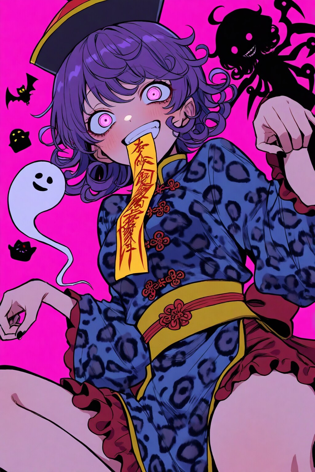 キョンシーの紫髪ちゃん