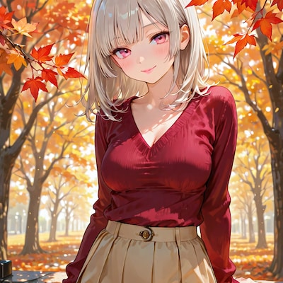 赤いセーター