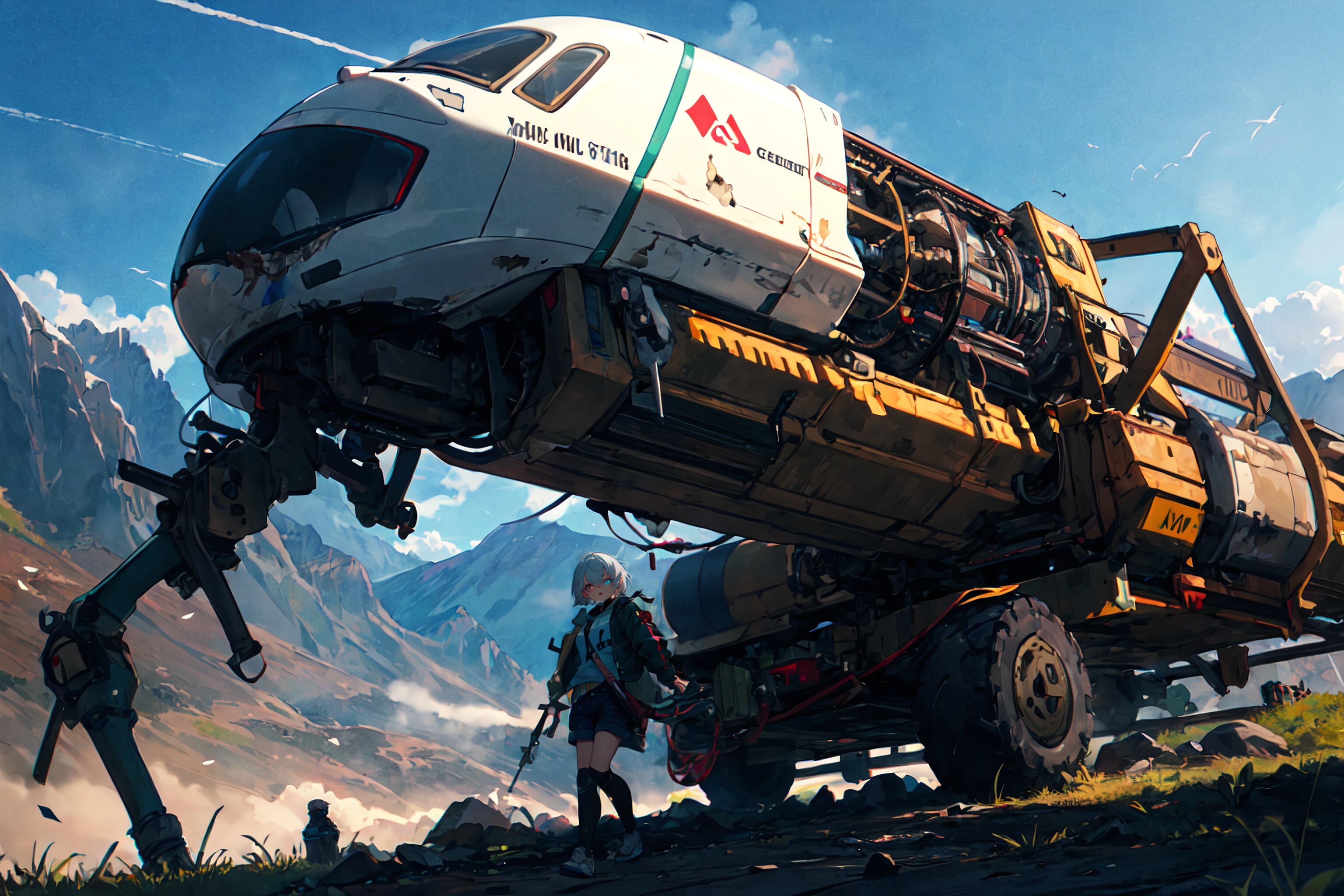 瓦礫撤去？ いやこれは物資扱いだよ | の人気AIイラスト・グラビア