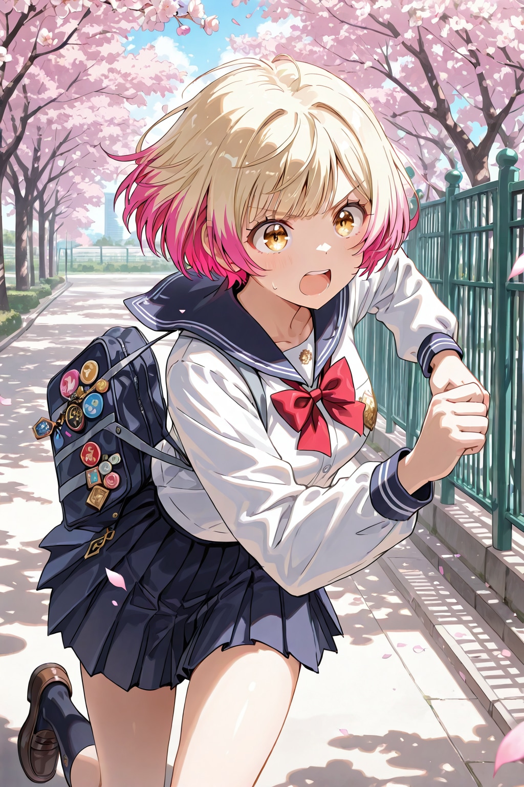 流石に入学式遅刻はヤバイって！ | の人気AIイラスト・グラビア