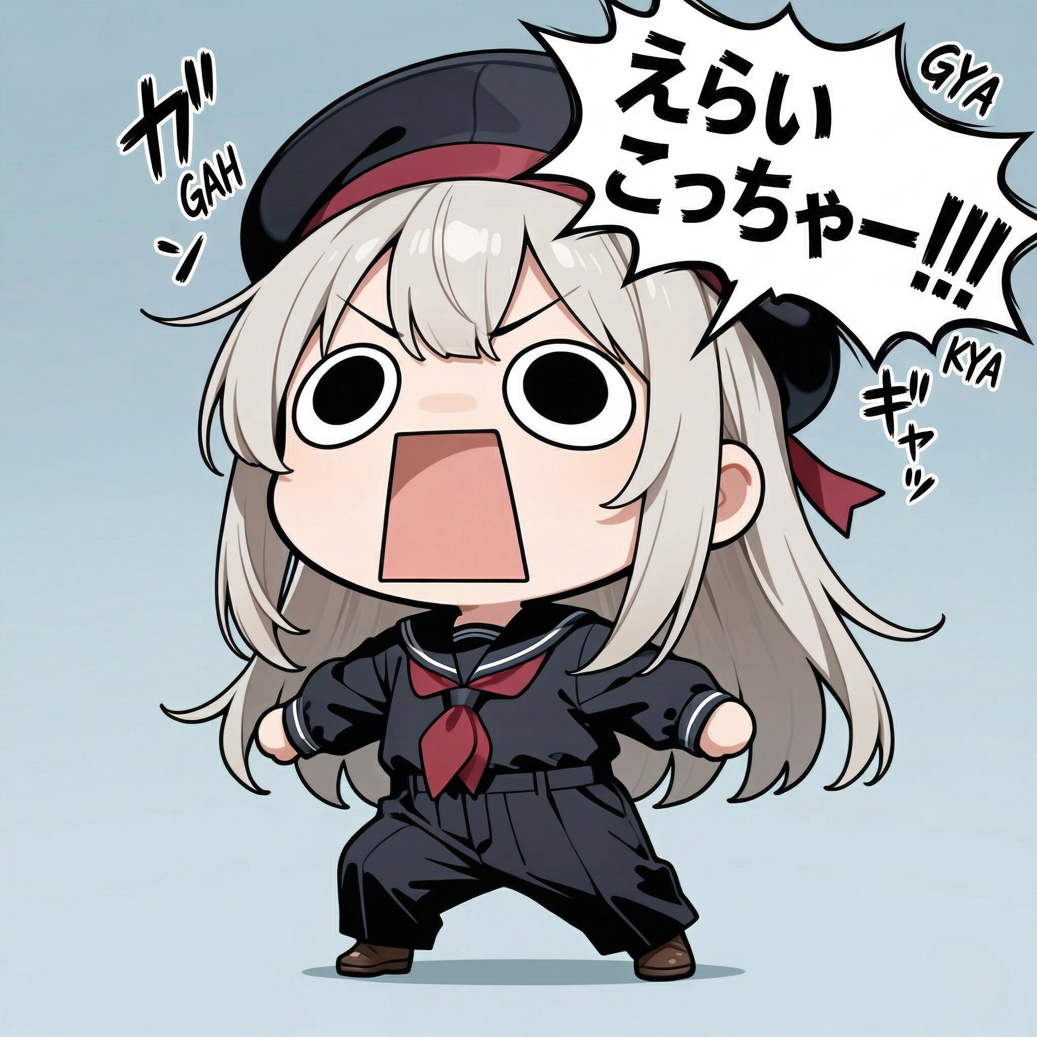 叫ぶえらいこっちゃ嬢 | の人気AIイラスト・グラビア