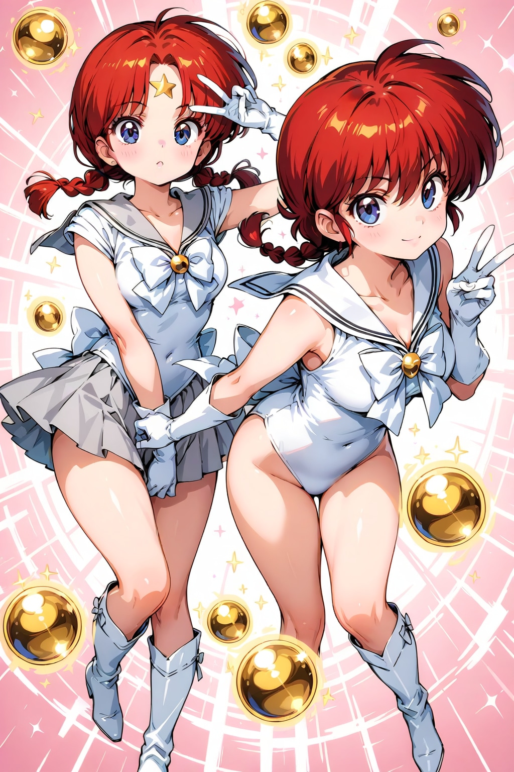 セーラーらんまー＆乱麗(幼少期)
