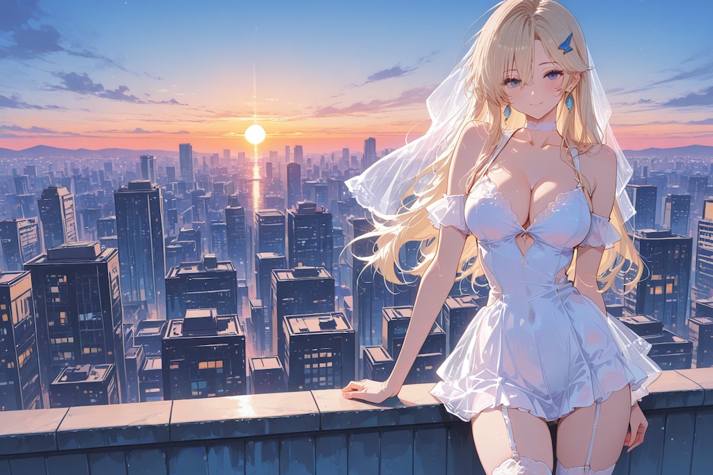 APRICOTで夕暮れ金髪さん2