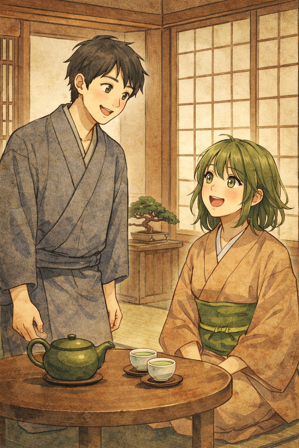 昔々、あるところに、雄とMESSがおったそうな