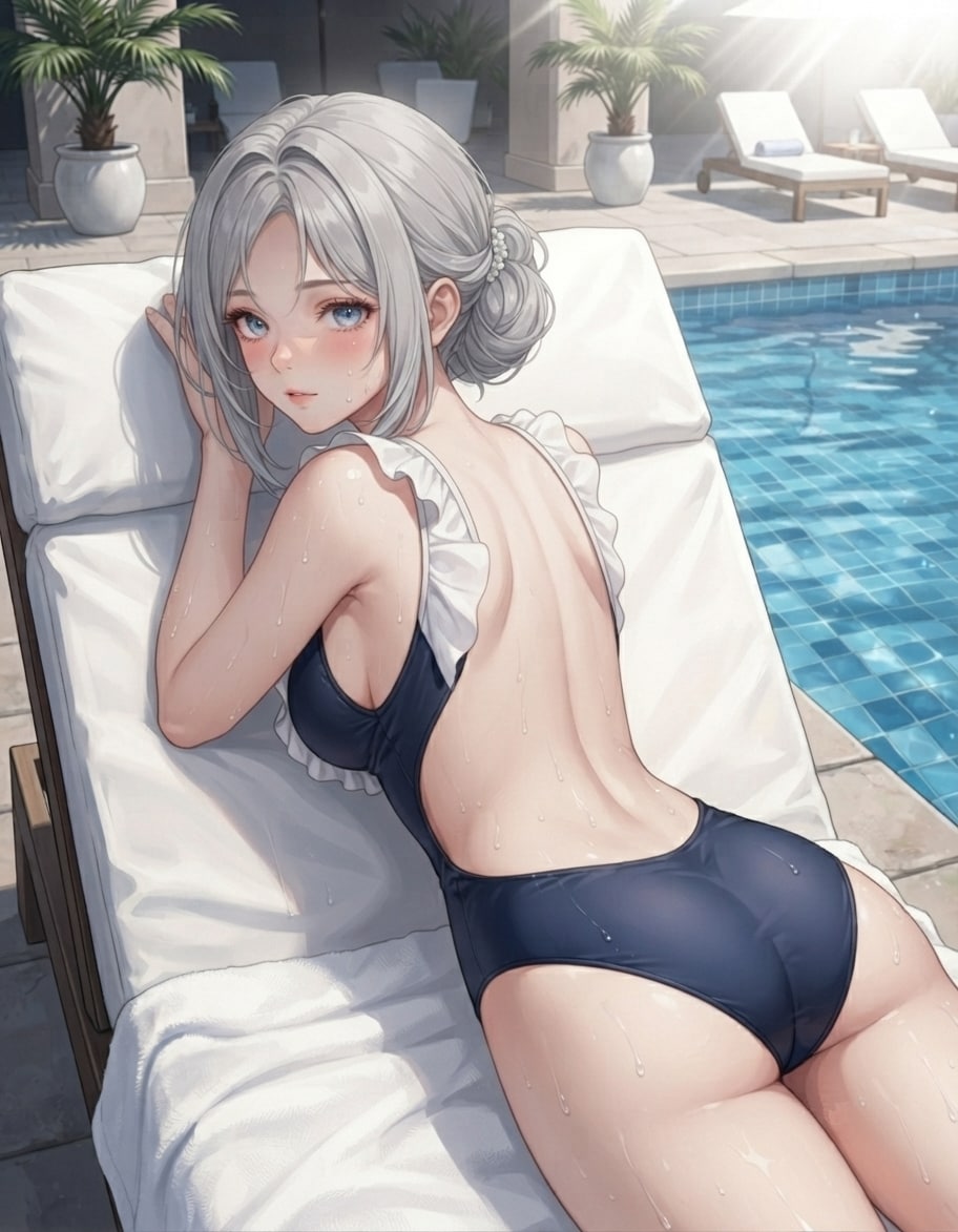 プールサイド